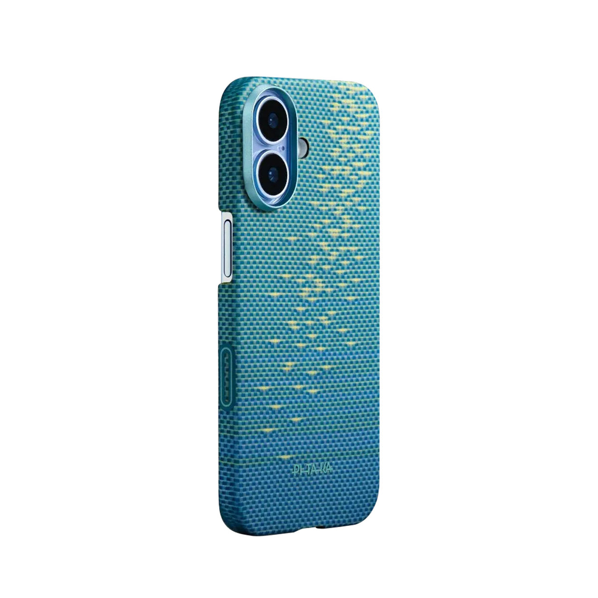 PITAKA iPhone 17 Case – Ultra-Thin Aramid Fiber Lucid Blue Case with MagSafe, Lightweight Design and Precise Fit