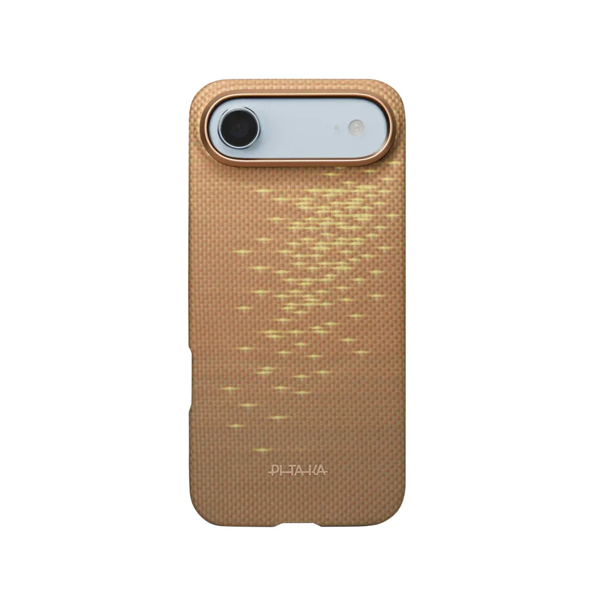 PITAKA Funda Ultra Fina de Fibra de Aramida para iPhone Air Compatible con MagSafe, Golden Glint