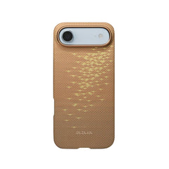 PITAKA Funda Ultra Fina de Fibra de Aramida para iPhone Air Compatible con MagSafe, Golden Glint