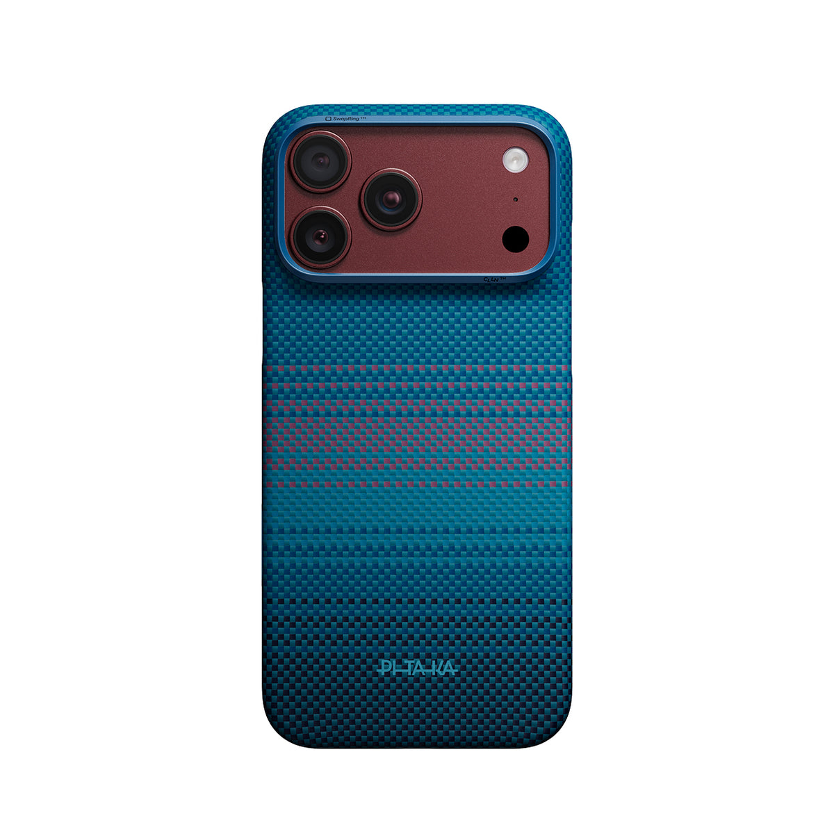 PITAKA Funda Edge de Fibra de Aramida para iPhone 18 Pro Compatible con MagSafe, 1001 Nights Midnight