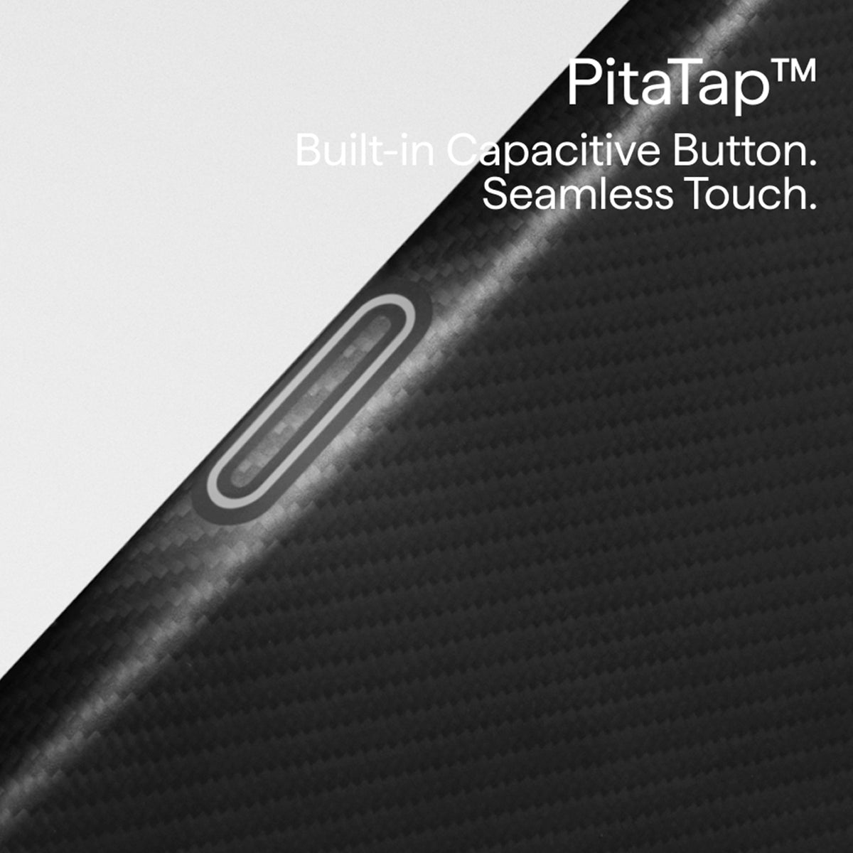 PITAKA Funda Edge de Fibra de Aramida para iPhone 18 Pro Max Compatible con MagSafe, Negro/Gris