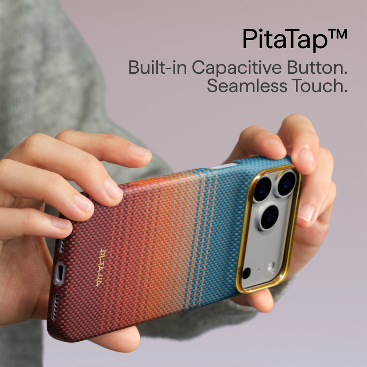 PITAKA Funda Edge de Fibra de Aramida para iPhone 18 Pro Max Compatible con MagSafe, California Dream