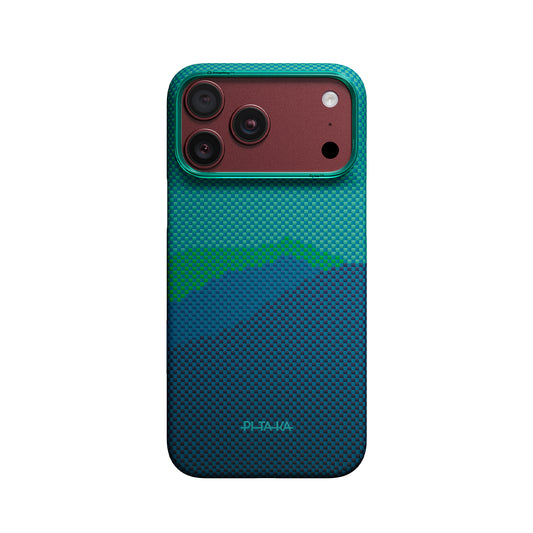 PITAKA Funda Edge de Fibra de Aramida para iPhone 18 Pro Max Compatible con MagSafe, Summer Noon