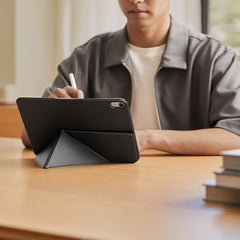 PITAKA Funda para iPad Pro 11" – MagEZ Folio 2 Negra, Diseño Delgado y Protección Completa
