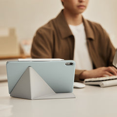 PITAKA Funda para iPad Pro 11" – MagEZ Folio 2 Blanca, Diseño Delgado y Protección Completa