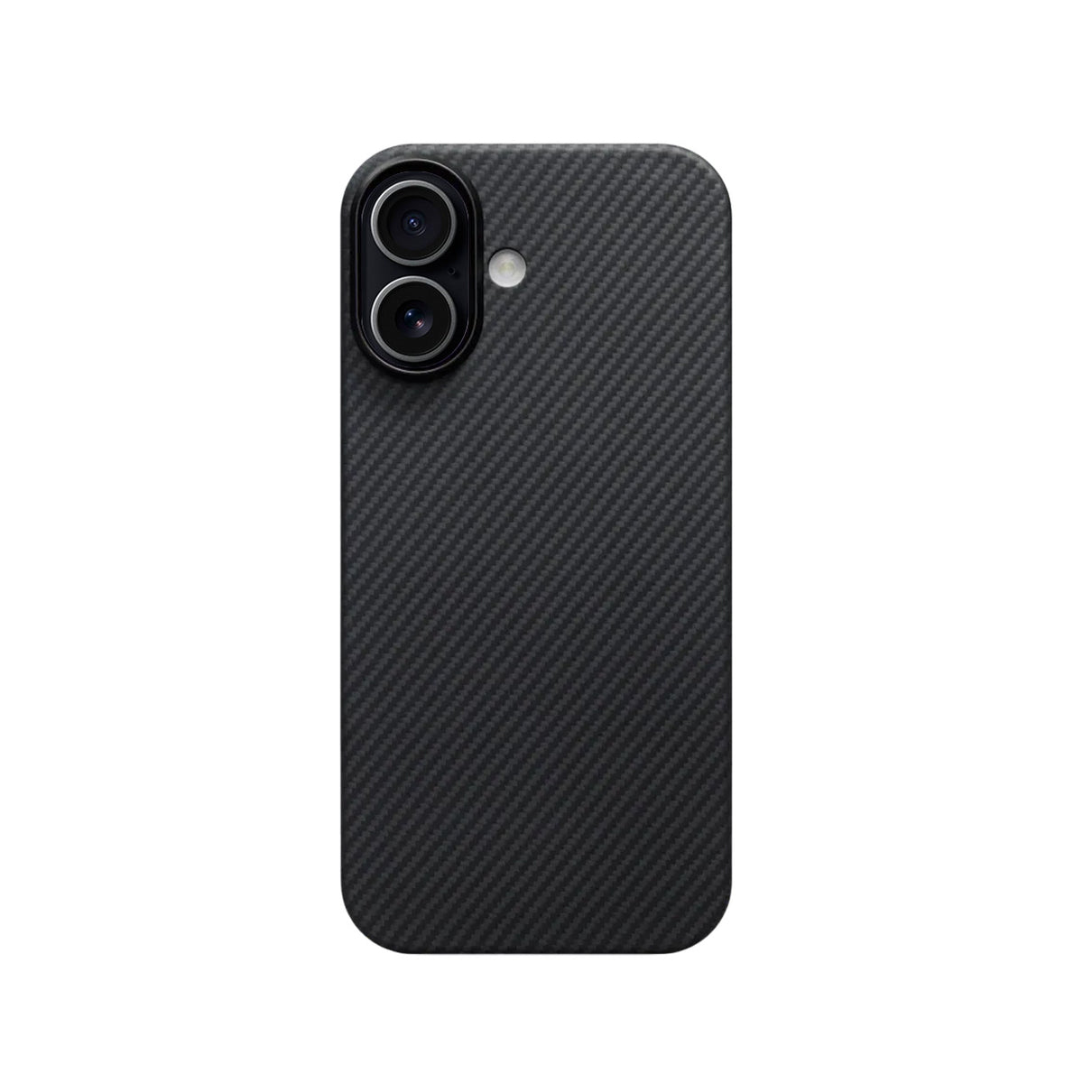 PITAKA Funda Ultra Fina de Fibra de Aramida para iPhone 17 Compatible con MagSafe, Negro/Gris