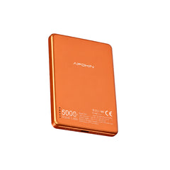 APOKIN Power Bank Magnética 5000mAh Compatible con MagSafe, Naranja