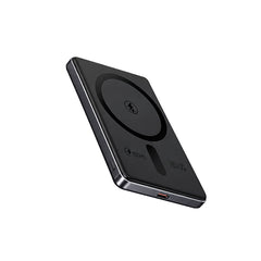 APOKIN Power Bank Magnética Slim 5000mAh Compatible con MagSafe, Negro