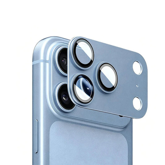 APOKIN Protector de Cámara de Aluminio para iPhone 18 Pro / 17 Pro, Azul Glacial