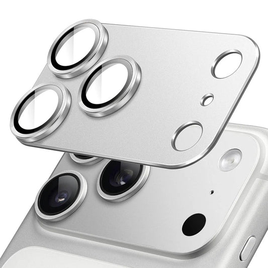 APOKIN Protector de Cámara de Aluminio para iPhone 18 Pro Max / 17 Pro Max, Plata