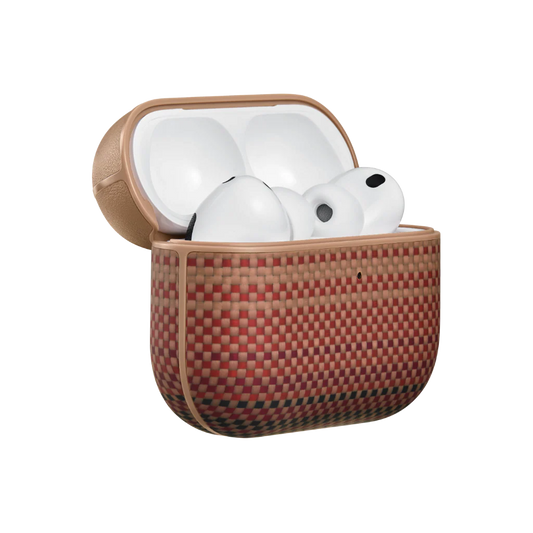 Aramid Fiber Magnetic Case for AirPods Pro3（Sunset）