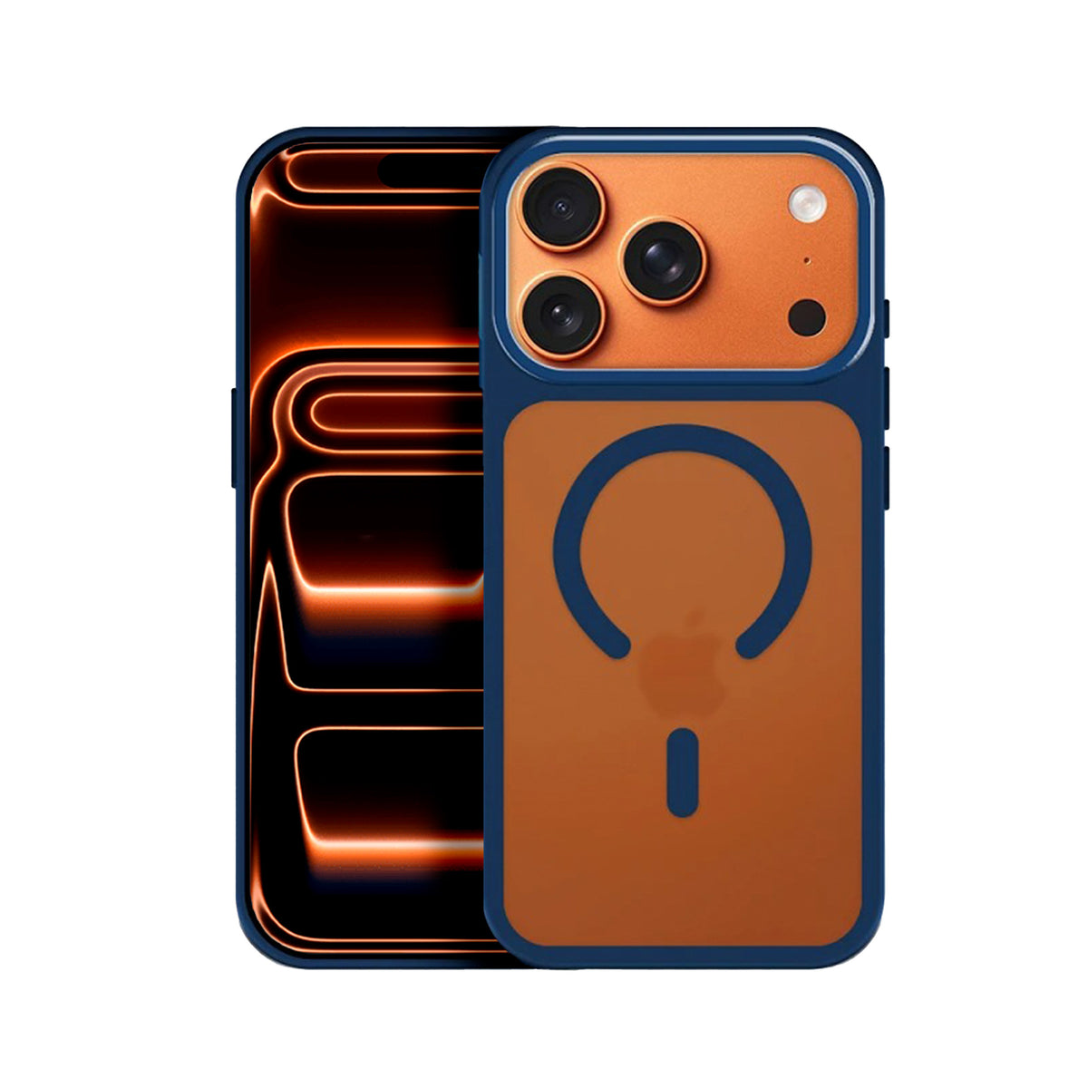 All-Match Funda para iPhone 17 Pro Max con MagSafe y Efecto Smoked – Carcasa de Silicona Transparente con Soporte Integrado en Cámara, 4 Colores