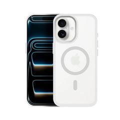 All-Match Funda para iPhone 17 con MagSafe y Efecto Smoked – Carcasa de Silicona Transparente con Soporte Integrado y Protección de Cámara, 4 Colores