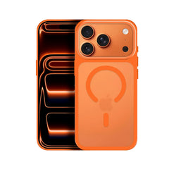 All-Match Funda para iPhone 17 Pro Max con MagSafe y Efecto Smoked – Carcasa de Silicona Transparente con Soporte Integrado en Cámara, 4 Colores