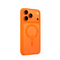 All-Match Funda para iPhone 17 Pro Max con MagSafe y Efecto Smoked – Carcasa de Silicona Transparente con Soporte Integrado en Cámara, 4 Colores