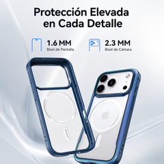 RAPTIC Funda Shield Classic Compatible con MagSafe iPhone 17 Pro Max Iridescent