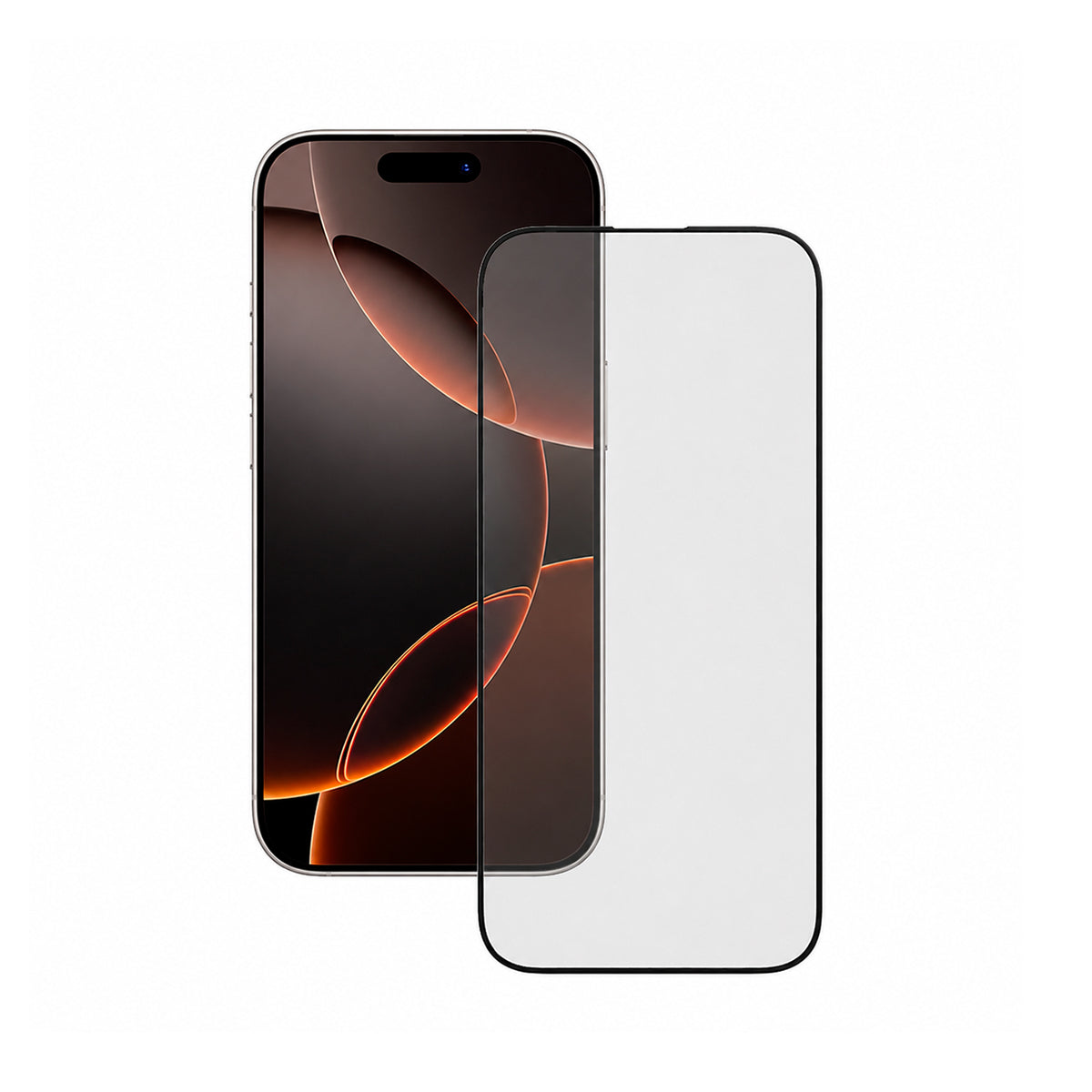 LUXMOVIL Pack con 2 Protectores de Pantalla de Cristal Templado para iPhone 16 Pro