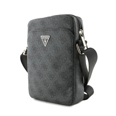 Bandolera Guess Premium para Tablet de 8": Diseño Negro con Logo Triangular Icónico