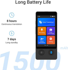 Wooask W12 Language Translator Device – AI Offline Translator, Accurate Translation and Portable Use