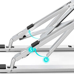 WIWU Soporte de Portátil Sobremesa Plegable Aluminio S400